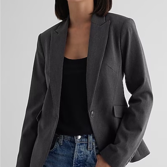 Express One-Button Blazer - Picture 6 of 11